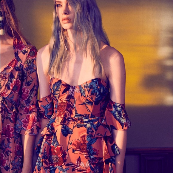 For Love and Lemons Flamenco Strapless Mini Dress - Picture 3 of 5